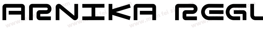 Arnika Regular字体转换